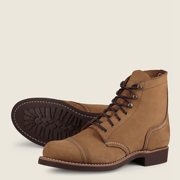 Red Wing Heritage Bot Bayan - Iron Ranger - Short Chinook Deri - Haki - 20JXPLWQA